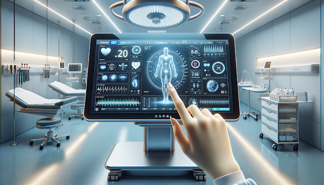 Projected capacitive touchscreens for medical devices
